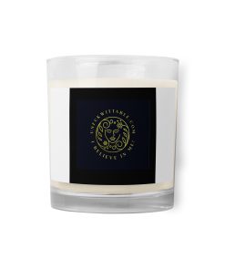 Glass jar soy wax candle Unfckwittable